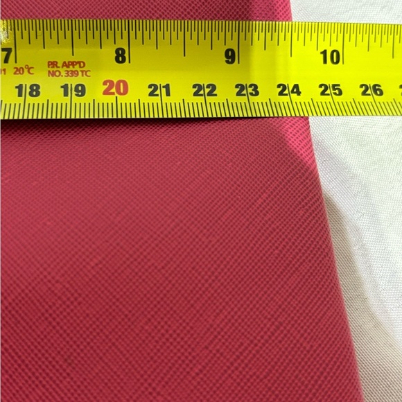 Pink Crossgrain Double Top Zip Convertible Clutch Crossbody Bag, Pink - Picture 7 of 9